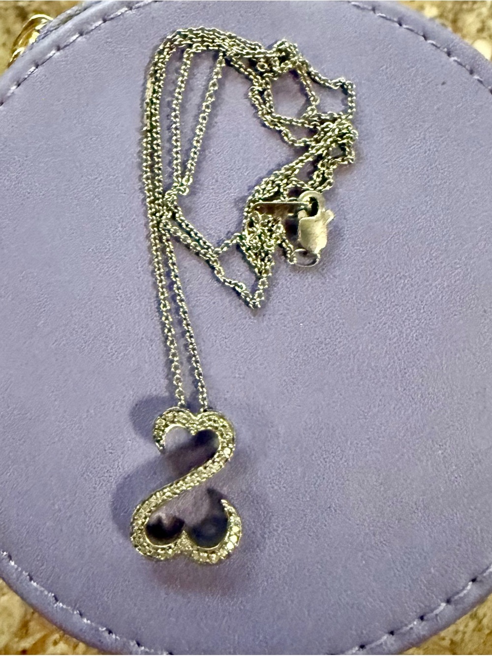 Kay Jewelers “open heart” diamond necklace
